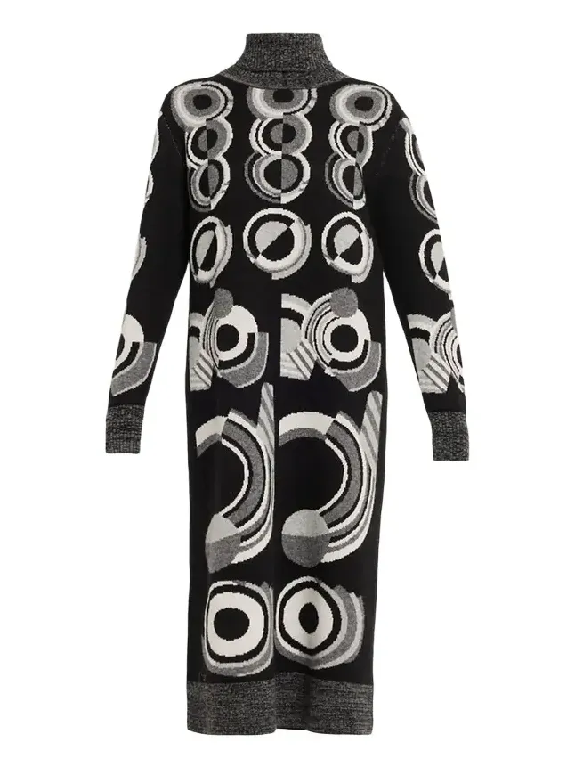 Sonia Cashmere Turtleneck Midi Dress Sonia Cashmere Turtleneck Midi Dress