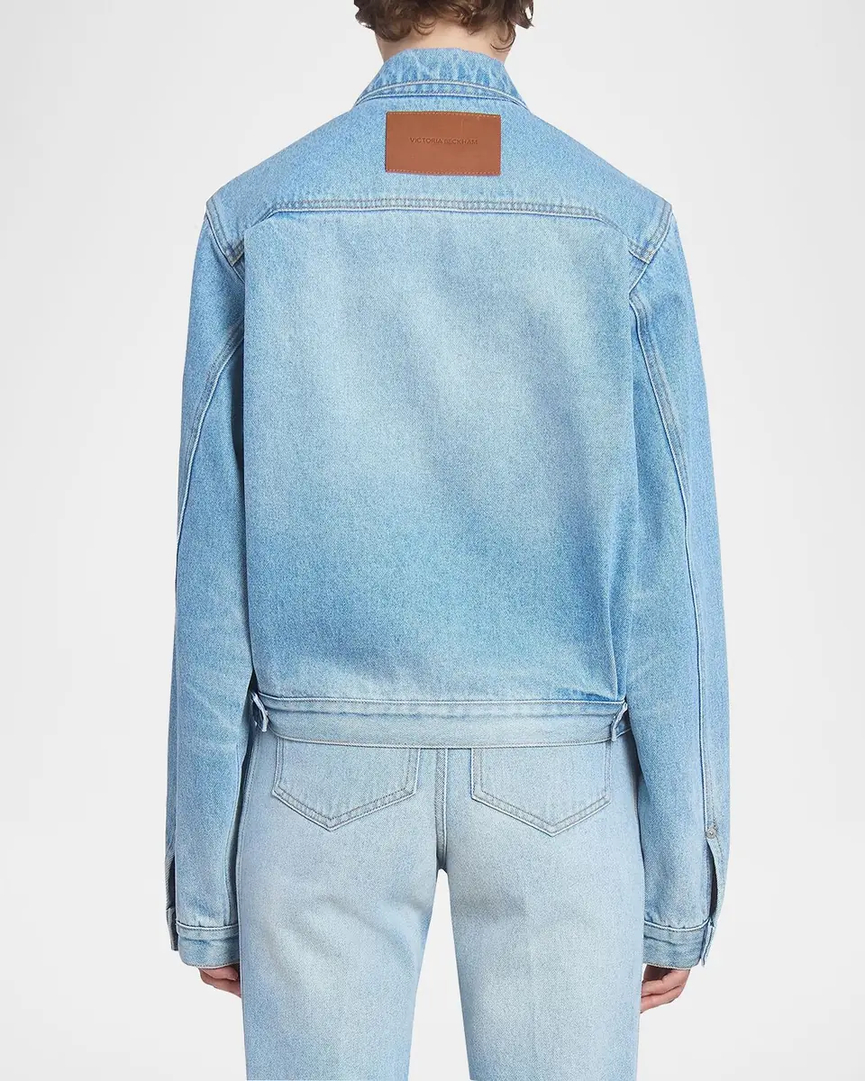 Victoria Beckham Denim Trucker Jacket | Thumbnail 5 Victoria Beckham Denim Trucker Jacket | Thumbnail 5