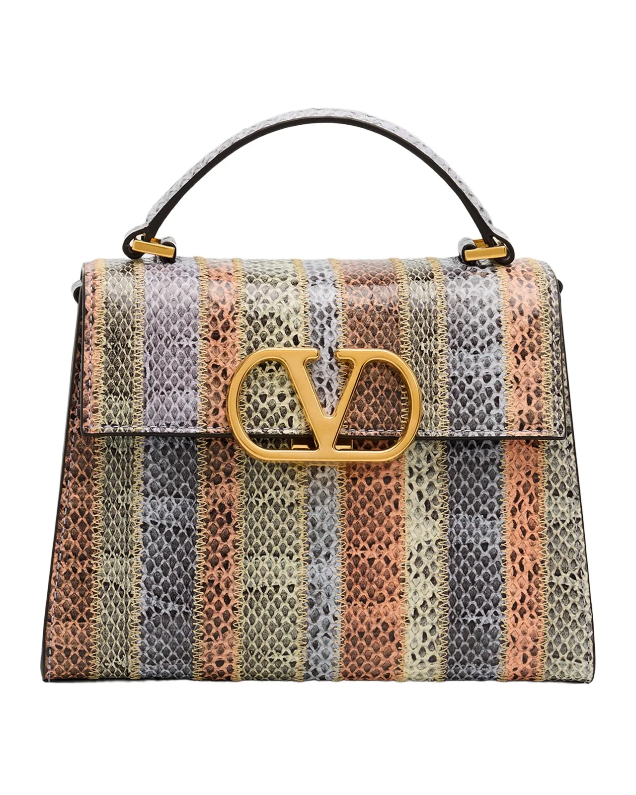 VSling Snakeskin Top-Handle Bag VSling Snakeskin Top-Handle Bag