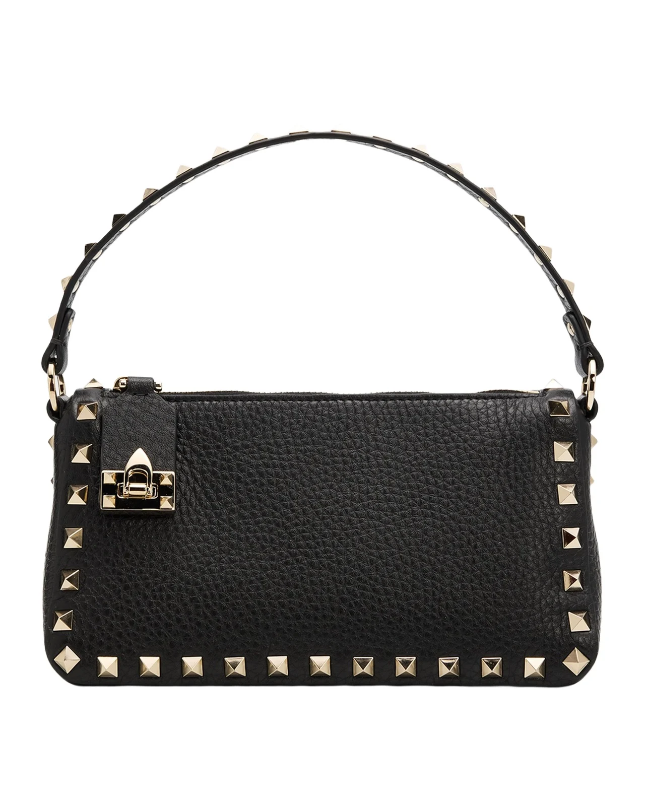 Small Rockstud Leather Shoulder Bag Small Rockstud Leather Shoulder Bag