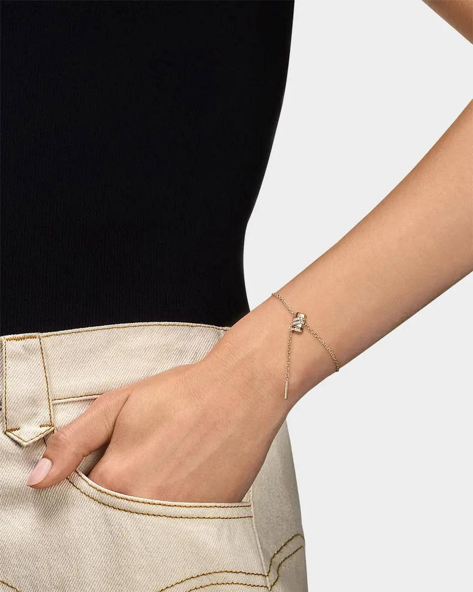 Nouvel Heritage 18K Pave Mini Latch Bracelet | Thumbnail 2 Nouvel Heritage 18K Pave Mini Latch Bracelet | Thumbnail 2