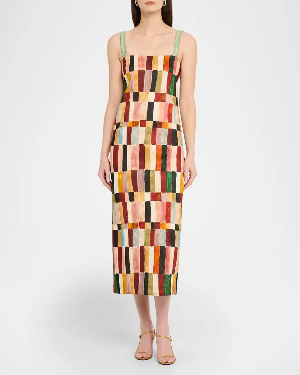 ALÉMAIS Majorelle Midi Dress | Thumbnail 2 ALÉMAIS Majorelle Midi Dress | Thumbnail 2