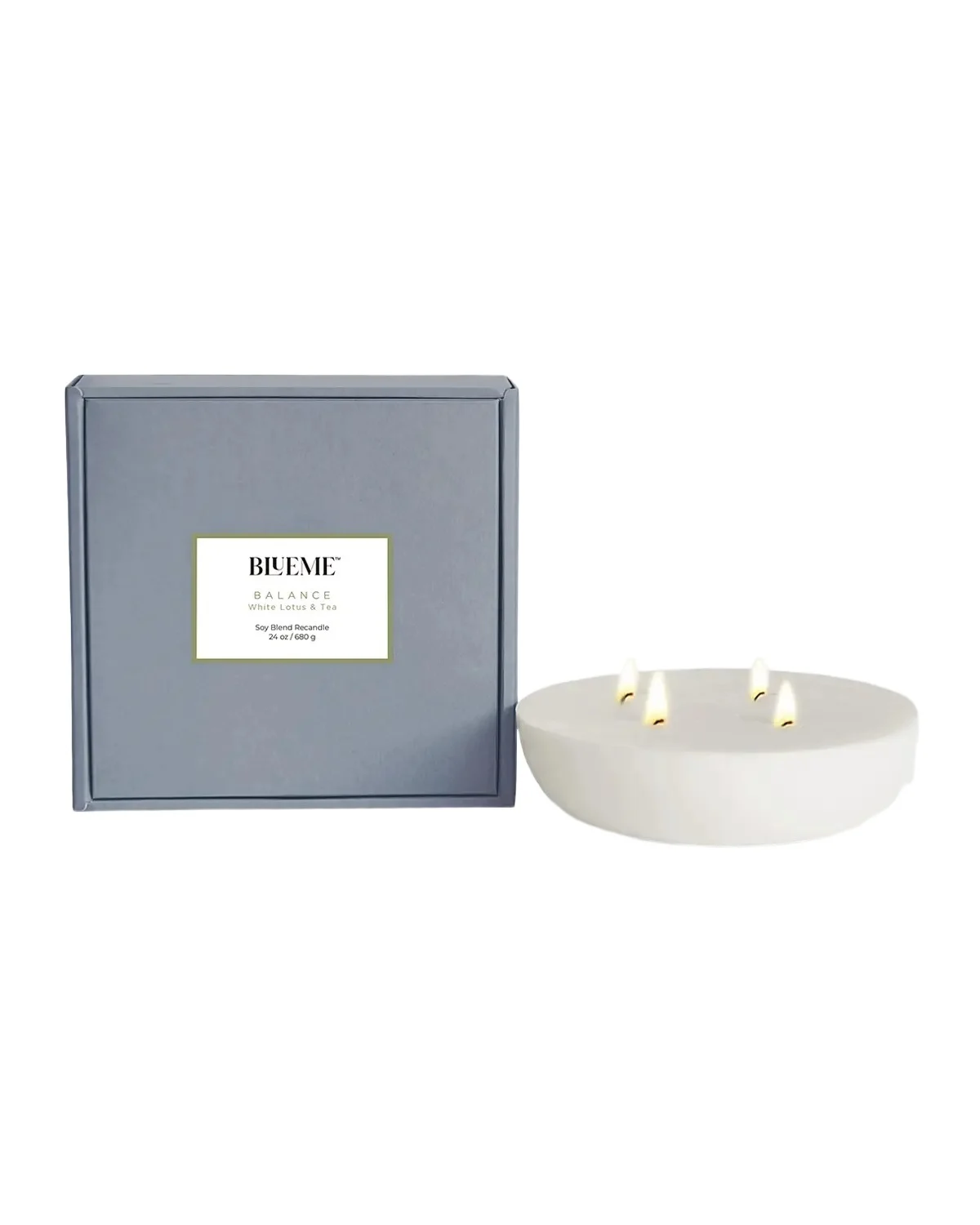 Blueme Balance Large Recandle - White Lotus & Tea