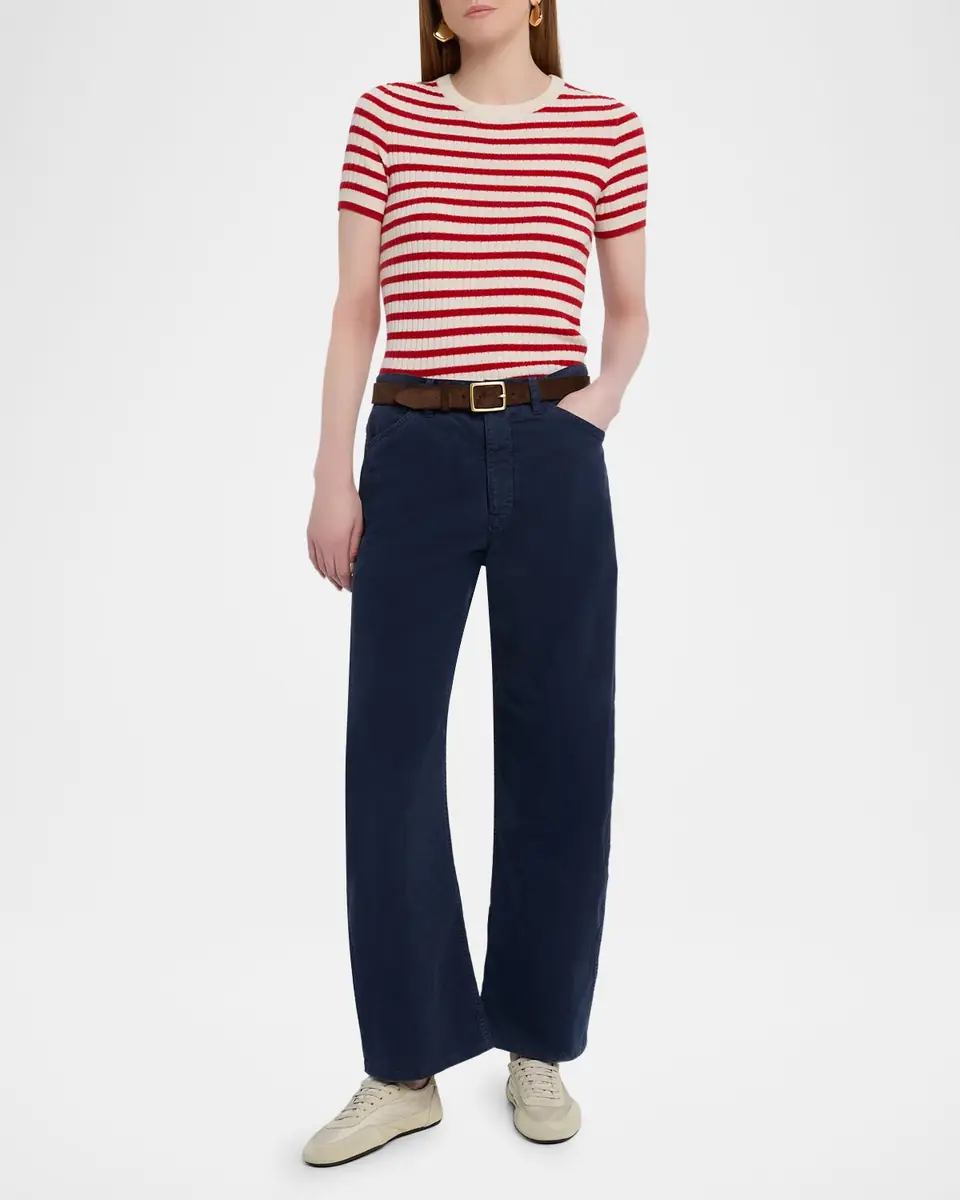 Nili Lotan Tribeca Straight Leg Pants | Thumbnail 12 Nili Lotan Tribeca Straight Leg Pants | Thumbnail 12