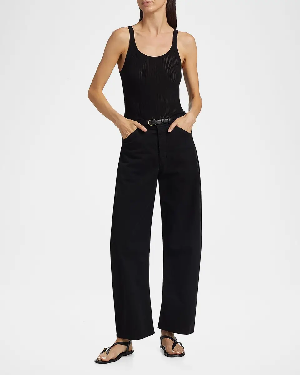Nili Lotan Tribeca Straight Leg Pants | Thumbnail 6 Nili Lotan Tribeca Straight Leg Pants | Thumbnail 6
