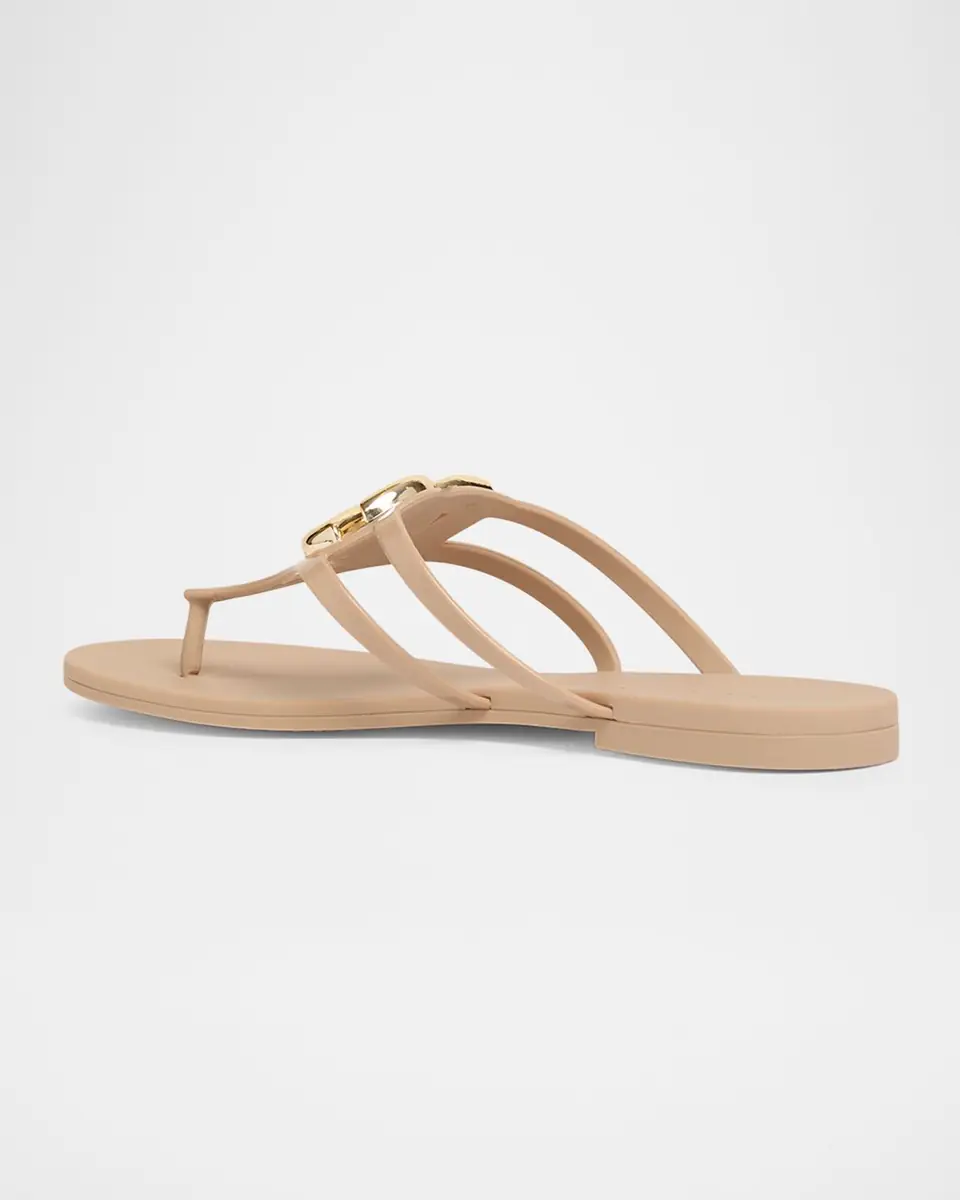 Dolce & Gabbana DG Jelly Flat Thong Sandals | Thumbnail 9 Dolce & Gabbana DG Jelly Flat Thong Sandals | Thumbnail 9