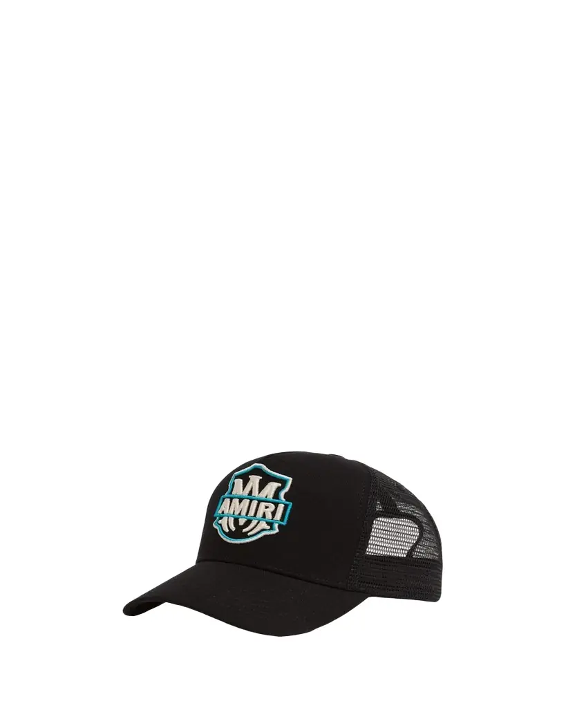 Amiri Men's MA Canvas Trucker Hat | Image 1 Amiri Men's MA Canvas Trucker Hat | Image 1