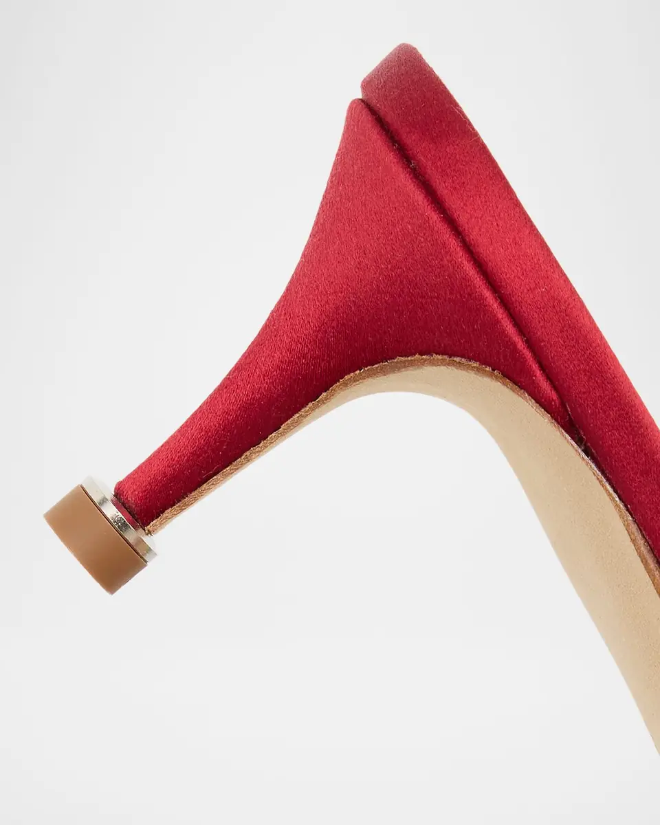 Manolo Blahnik 50mm Tulipe Embellished Velvet Mule Pumps | Thumbnail 5