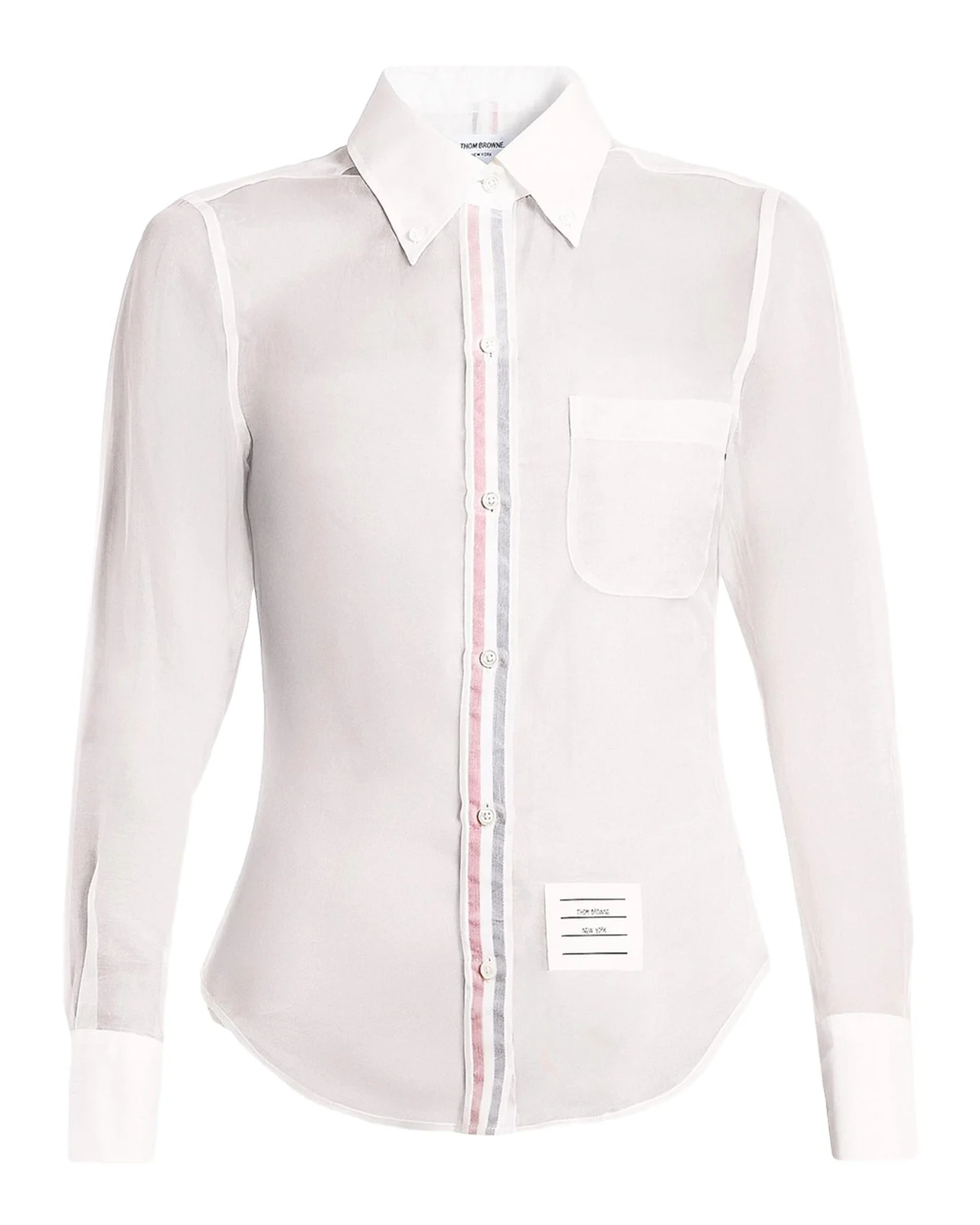 Sheer Silk Classic Button-Down Shirt Sheer Silk Classic Button-Down Shirt