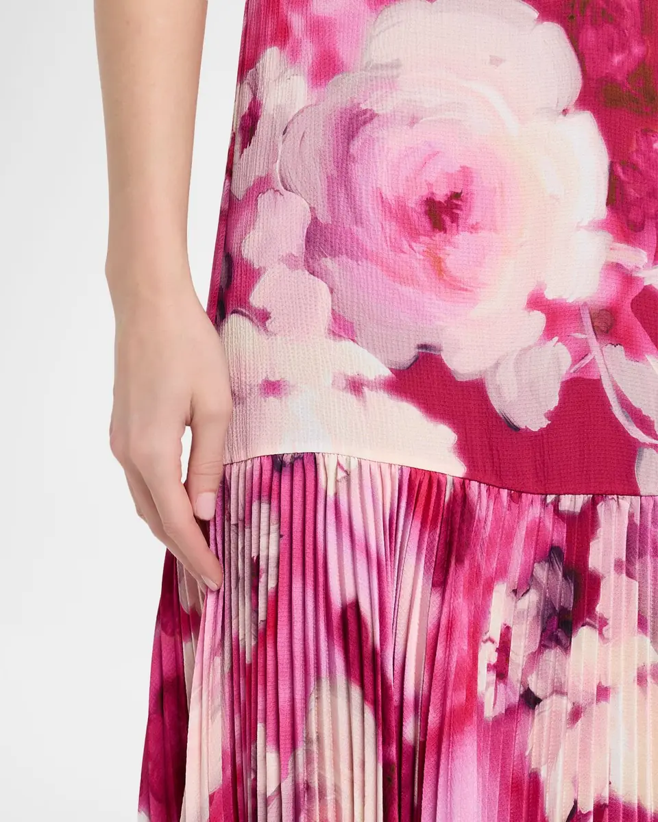 Ungaro Camden Pleated Floral-Print Maxi Dress | Thumbnail 5 Ungaro Camden Pleated Floral-Print Maxi Dress | Thumbnail 5
