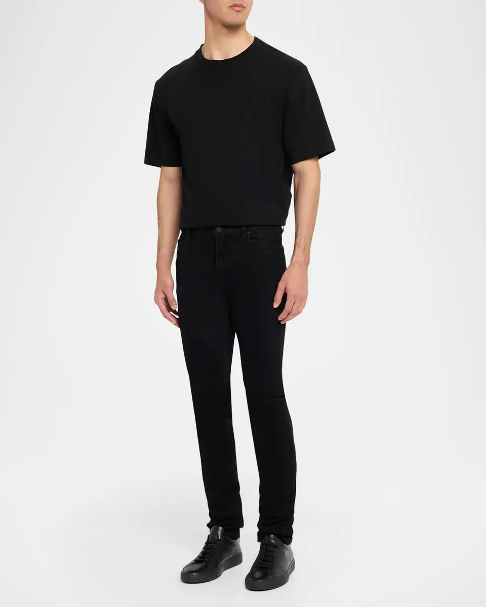 RTA Men's Bryant Black Denim Ripped Skinny Jeans | Thumbnail 2 RTA Men's Bryant Black Denim Ripped Skinny Jeans | Thumbnail 2