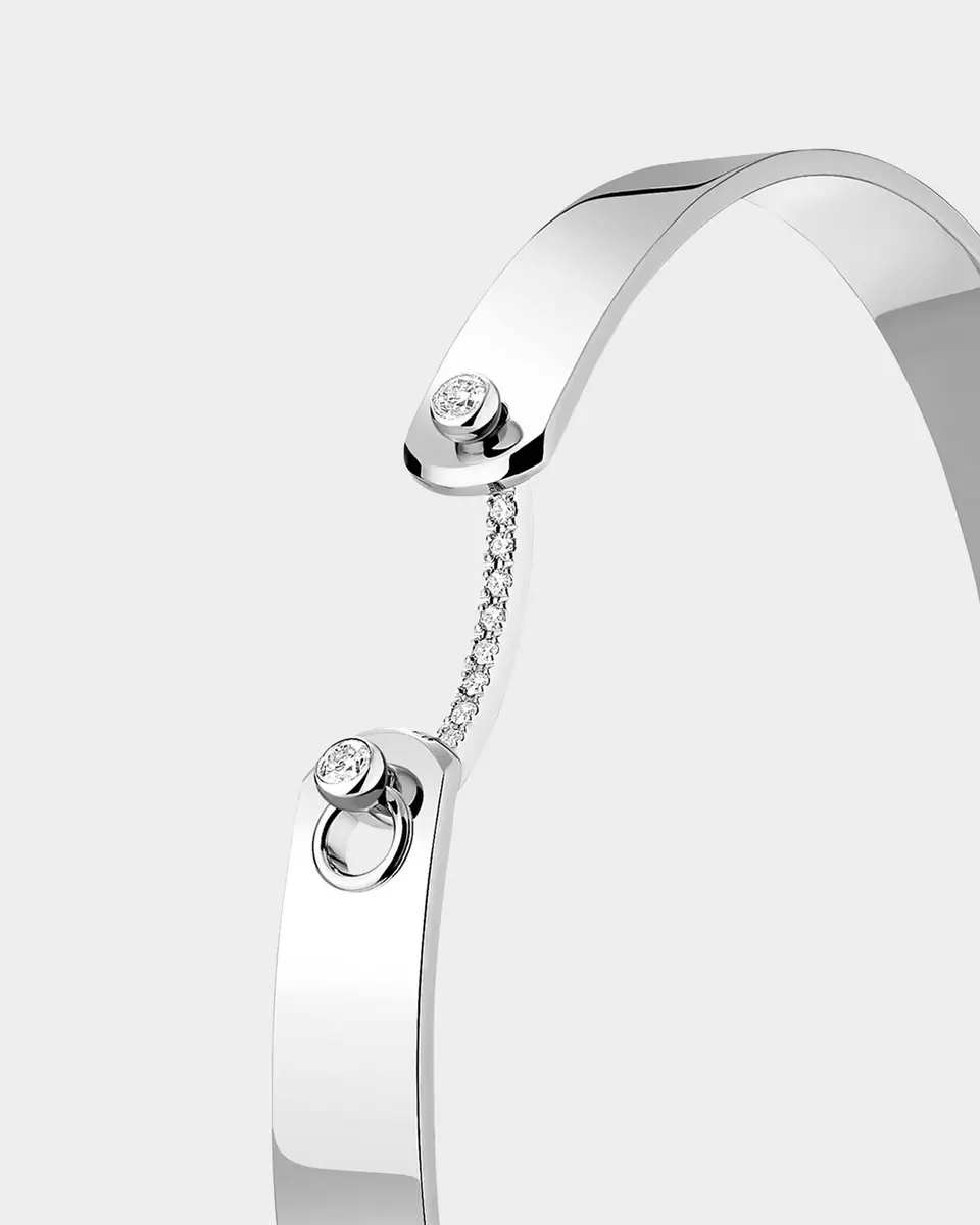 Nouvel Heritage 18K Business Meeting GM Mood Bangle | Thumbnail 4
