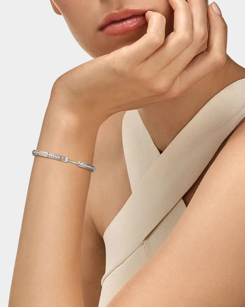 Nouvel Heritage 18K Tuxedo Mood Bangle | Thumbnail 2