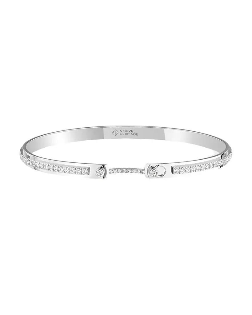 Nouvel Heritage 18K Tuxedo Mood Bangle | Image 1 Nouvel Heritage 18K Tuxedo Mood Bangle | Image 1