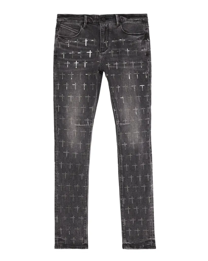 Men's Bryant Grey Denim Skinny Jeans Men's Bryant Grey Denim Skinny Jeans
