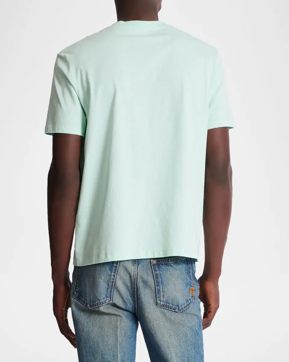 Balmain Men's Paris Printed Cotton T-Shirt | Thumbnail 3 Balmain Men's Paris Printed Cotton T-Shirt | Thumbnail 3