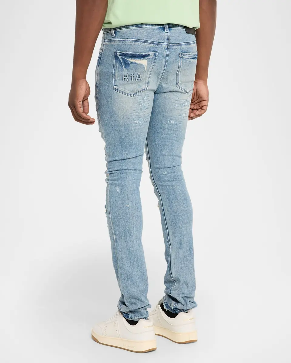 RTA Men's Bryant Ripped Skinny Jeans | Thumbnail 3