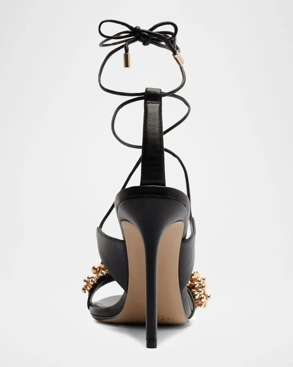 Alexandre Birman Gia 100 mm Leather Ankle-Tie Sandals | Thumbnail 3 Alexandre Birman Gia 100 mm Leather Ankle-Tie Sandals | Thumbnail 3