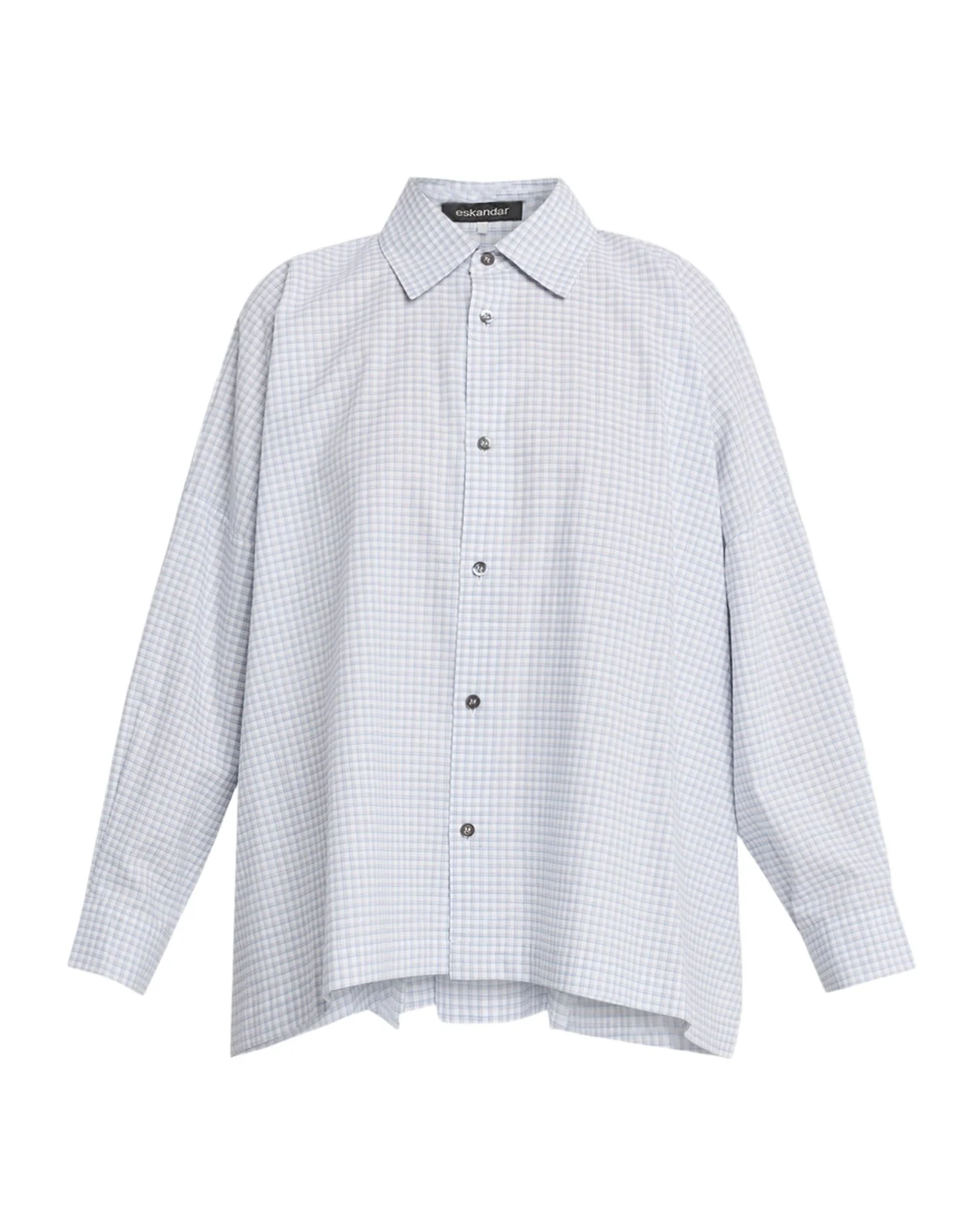 Wide-Fit Check Cotton Shirt