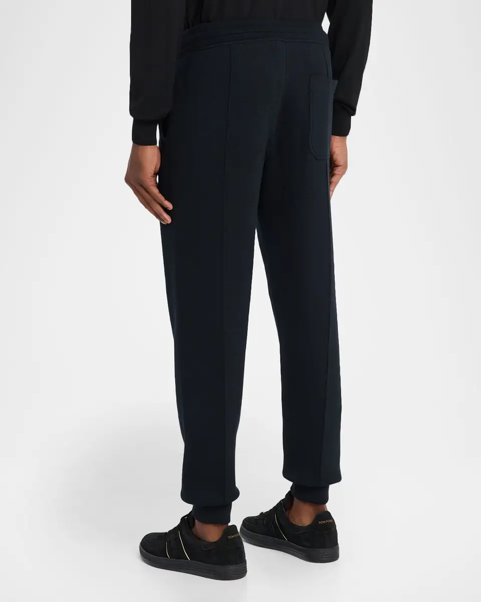 Tom Ford Men's Double-Faced Pintuck Jogger Pants | Thumbnail 3 Tom Ford Men's Double-Faced Pintuck Jogger Pants | Thumbnail 3