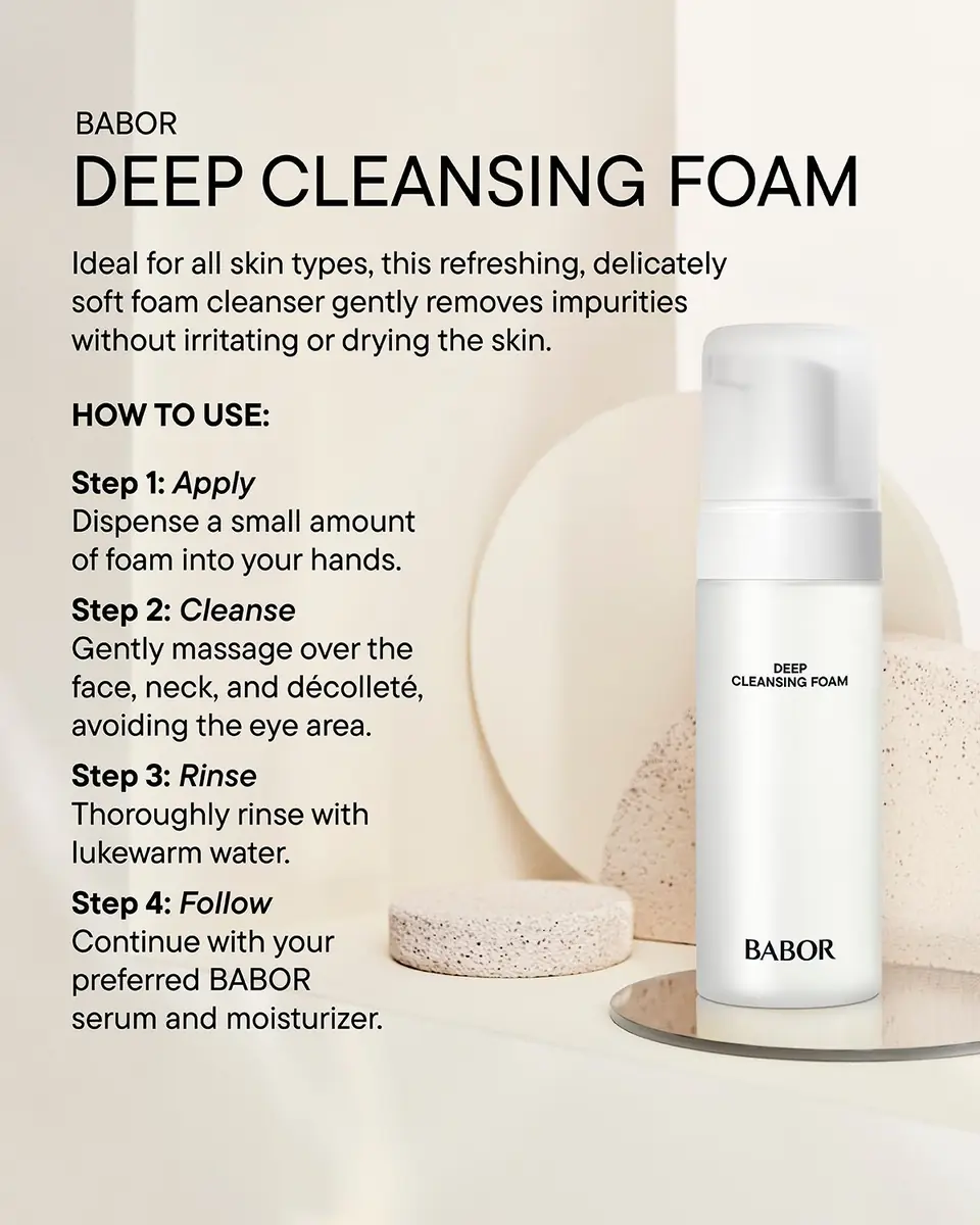 Babor Deep Cleansing Foam, 6.8 oz. | Thumbnail 7 Babor Deep Cleansing Foam, 6.8 oz. | Thumbnail 7