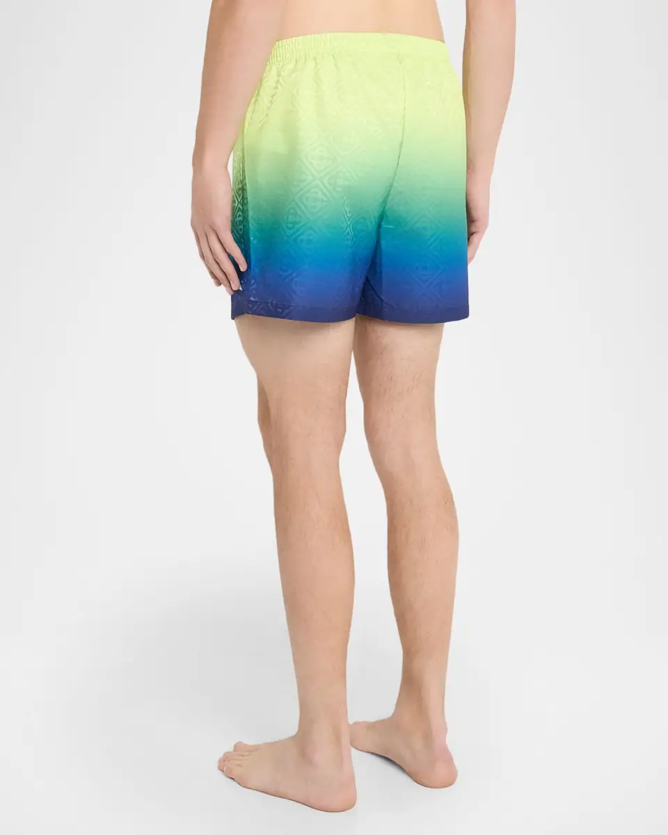 CASABLANCA Men's Gradient Monogram Swim Shorts | Thumbnail 3 CASABLANCA Men's Gradient Monogram Swim Shorts | Thumbnail 3