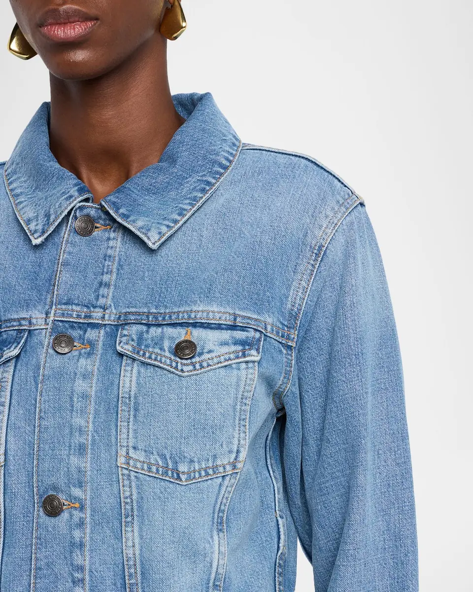 Frame The Off Duty Denim Jacket | Thumbnail 5 Frame The Off Duty Denim Jacket | Thumbnail 5