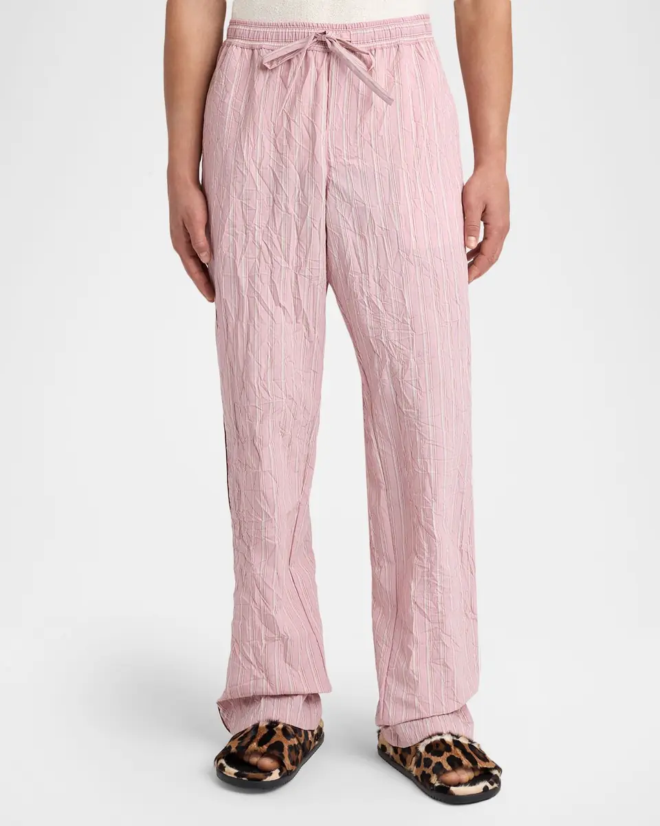 Dolce & Gabbana Men's Multi-Stripe Drawstring Lounge Pants | Thumbnail 4 Dolce & Gabbana Men's Multi-Stripe Drawstring Lounge Pants | Thumbnail 4