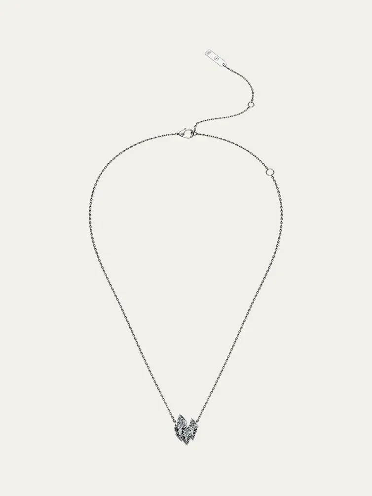 Unsaid Flame Lab-Grown Diamond Pendant Necklace