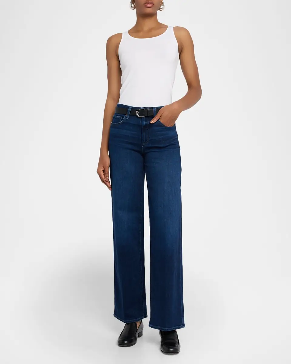 PAIGE Tatum Mid-Rise Wide-Leg Jeans | Thumbnail 2 PAIGE Tatum Mid-Rise Wide-Leg Jeans | Thumbnail 2