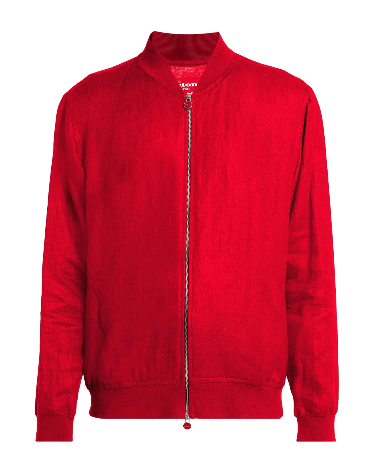 Kiton Men's Linen Full-Zip Blouson