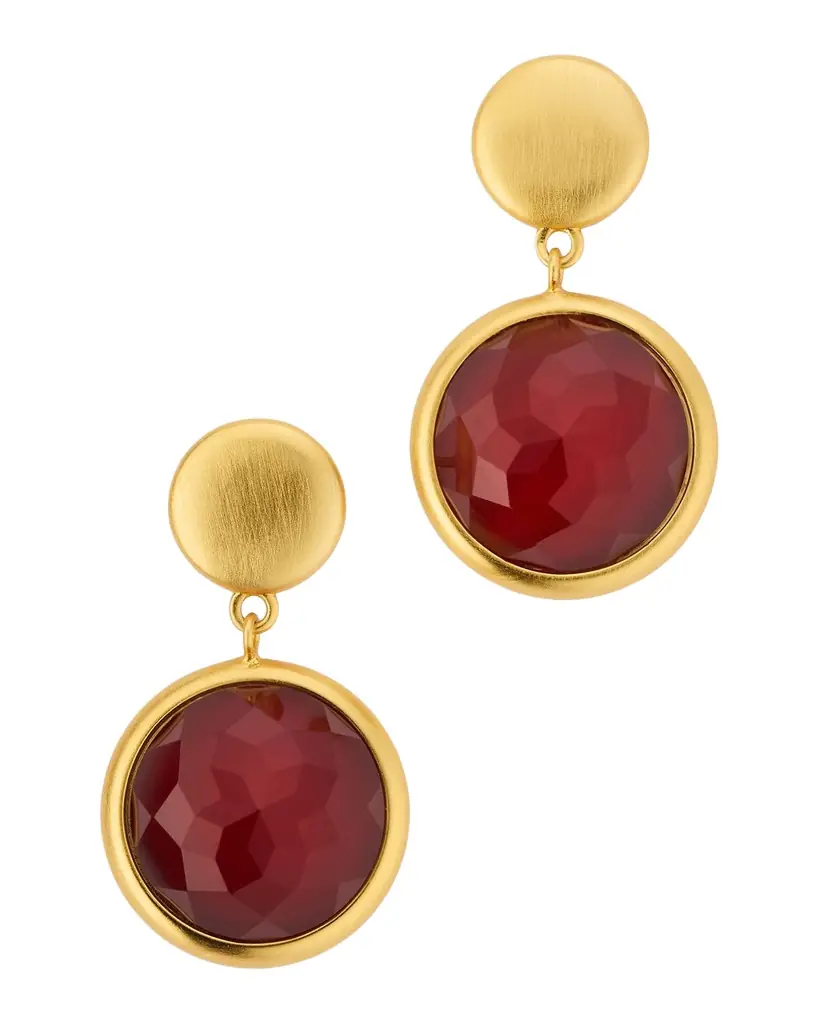 NEST Jewelry Carnelian Drop Earrings | Image 1 NEST Jewelry Carnelian Drop Earrings | Image 1