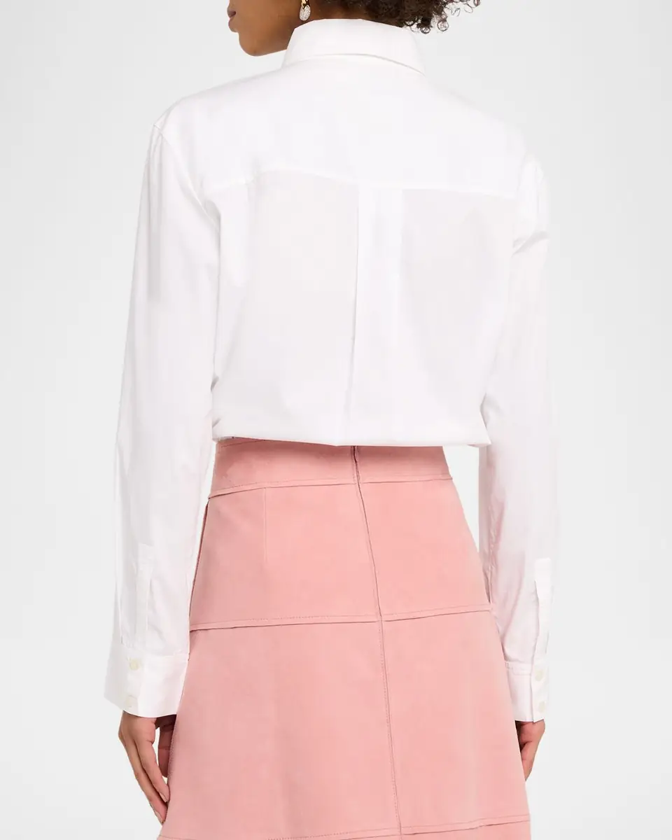 TANYA TAYLOR Margaux Embellished Button-Front Shirt | Thumbnail 3 TANYA TAYLOR Margaux Embellished Button-Front Shirt | Thumbnail 3