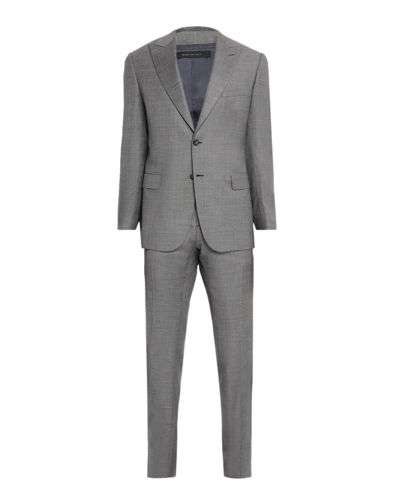 Men's Wool and Cashmere Sharkskin Two-Piece Suit Men's Wool and Cashmere Sharkskin Two-Piece Suit