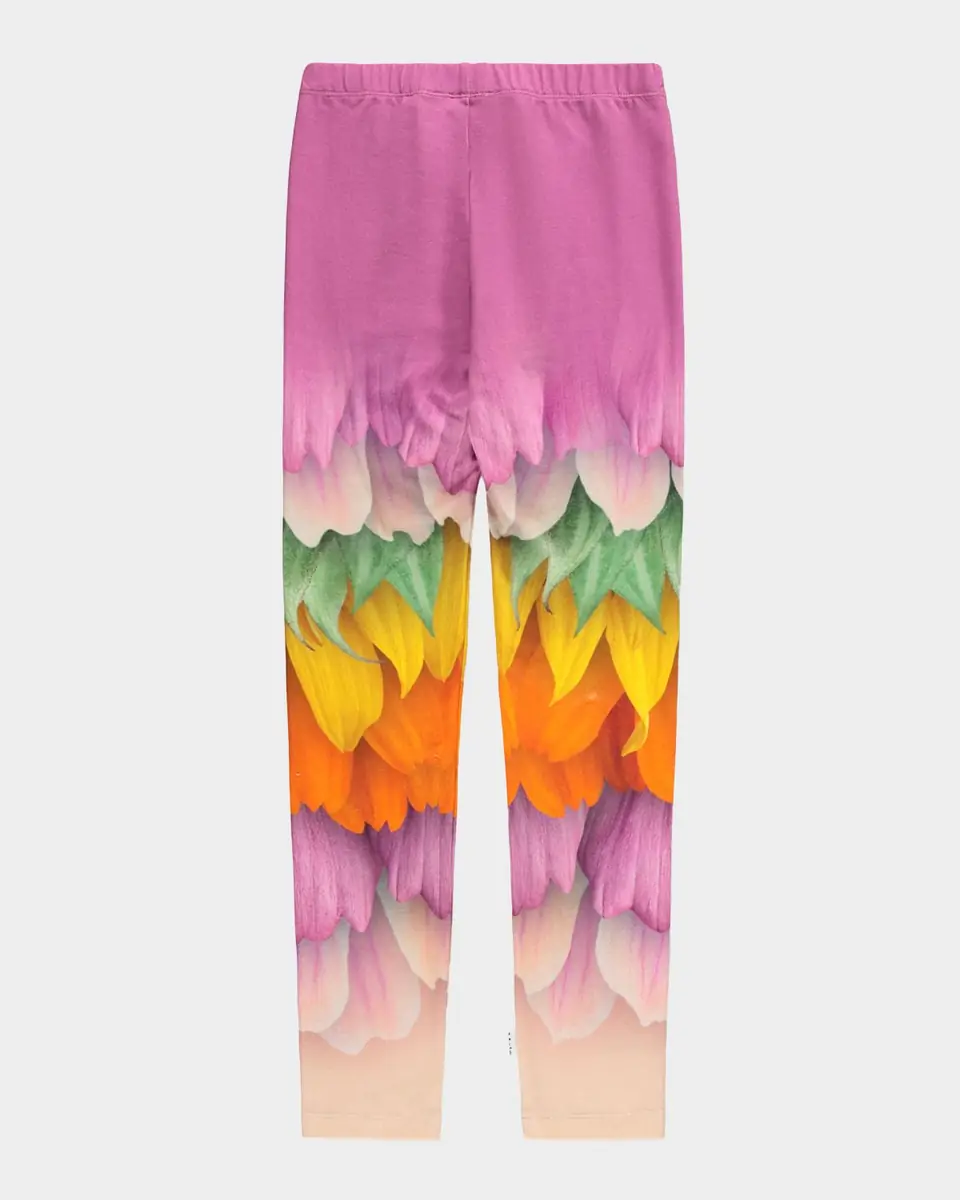 Molo Girl's Niki Printed Multicolor Leggings | Thumbnail 2