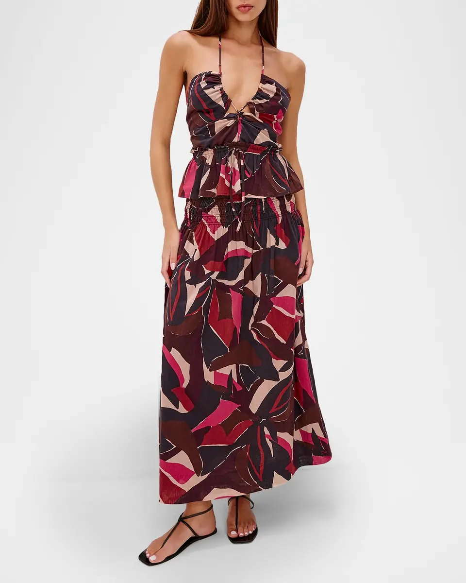 Rails Dulce Printed Halter Crop Top | Thumbnail 2 Rails Dulce Printed Halter Crop Top | Thumbnail 2