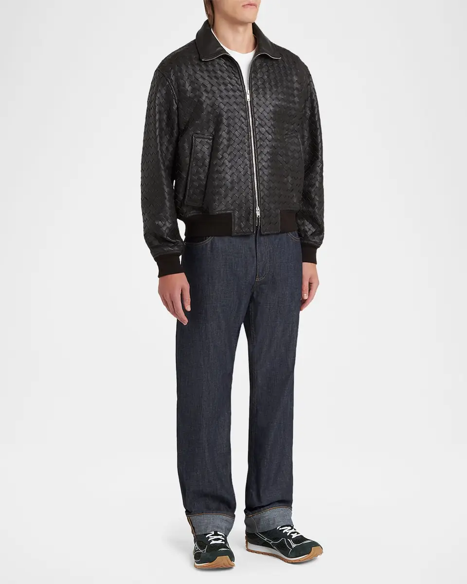 Bottega Veneta Men's Orbit Technical Fishnet Runner Sneakers | Thumbnail 4 Bottega Veneta Men's Orbit Technical Fishnet Runner Sneakers | Thumbnail 4