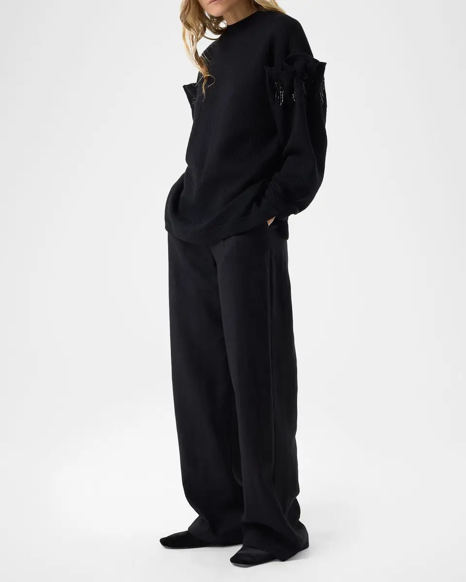 Akyn Studio Aylin Bead-Embellished Sweater | Thumbnail 2 Akyn Studio Aylin Bead-Embellished Sweater | Thumbnail 2