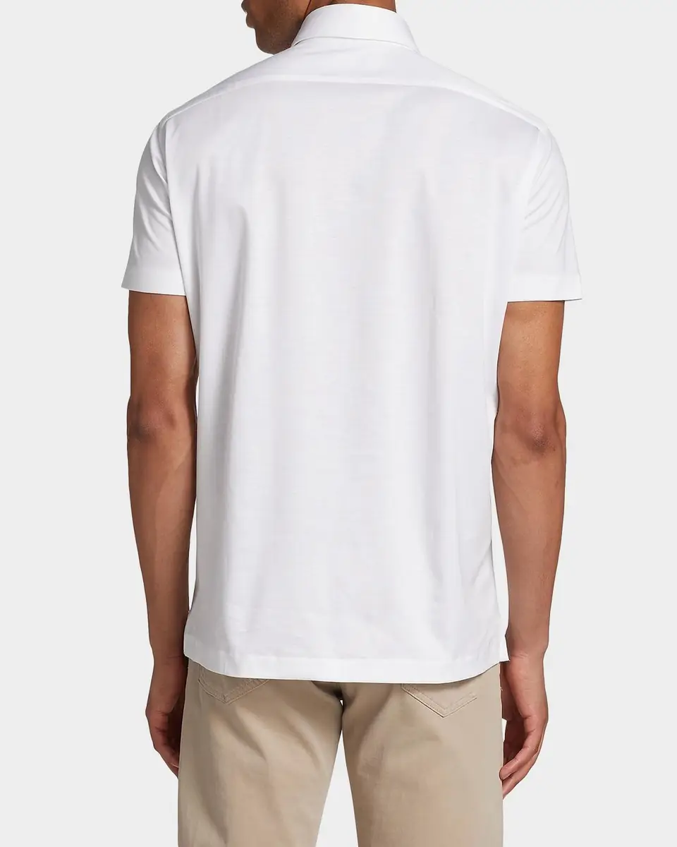 Kiton Men's Cotton Classic-Fit Polo Shirt | Thumbnail 3 Kiton Men's Cotton Classic-Fit Polo Shirt | Thumbnail 3