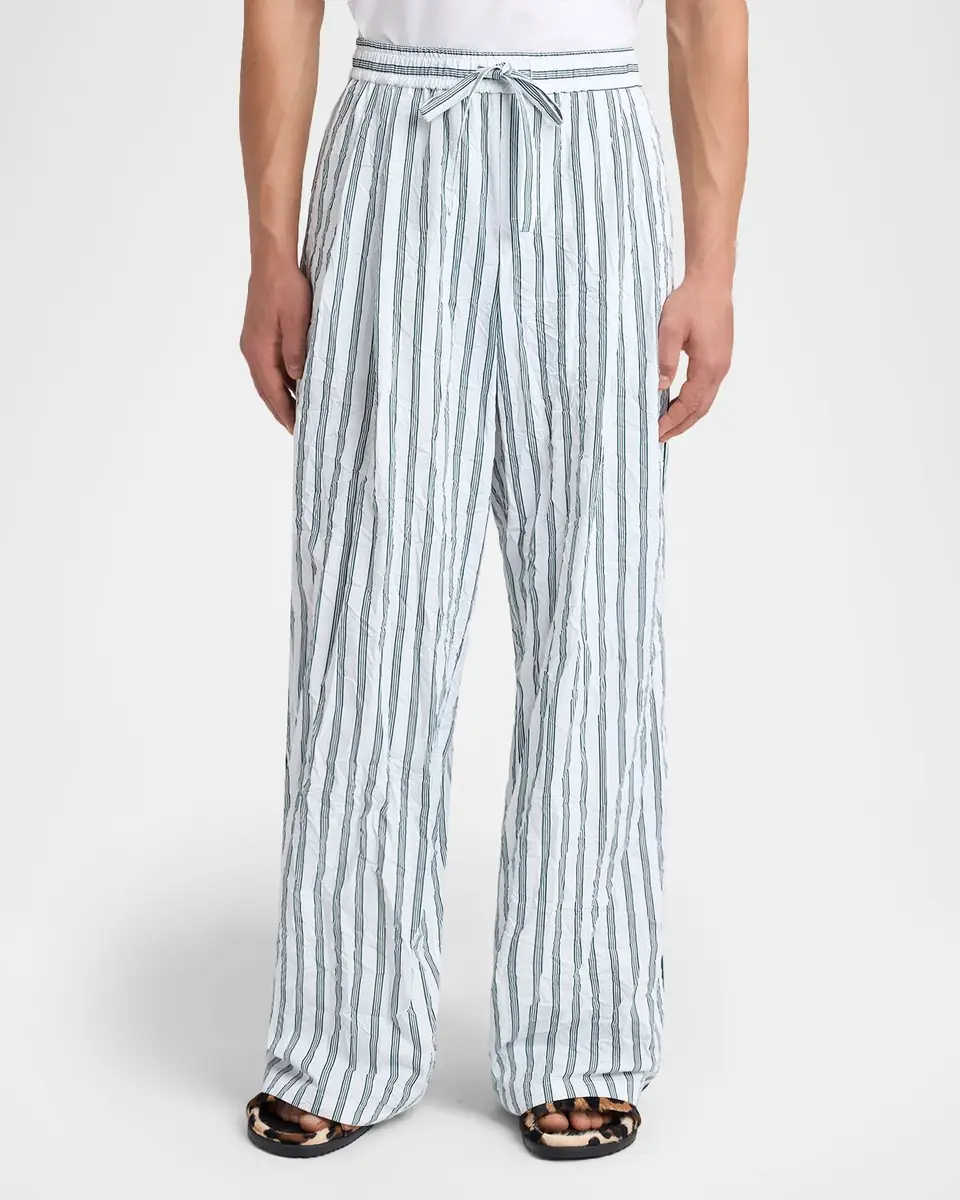 Dolce & Gabbana Men's Multi-Stripe Drawstring Lounge Pants | Thumbnail 4 Dolce & Gabbana Men's Multi-Stripe Drawstring Lounge Pants | Thumbnail 4