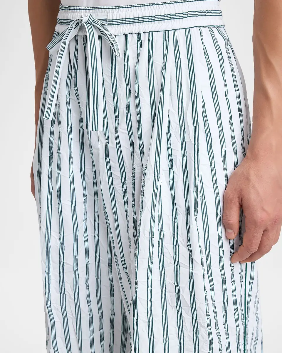 Dolce & Gabbana Men's Multi-Stripe Drawstring Lounge Pants | Thumbnail 5 Dolce & Gabbana Men's Multi-Stripe Drawstring Lounge Pants | Thumbnail 5