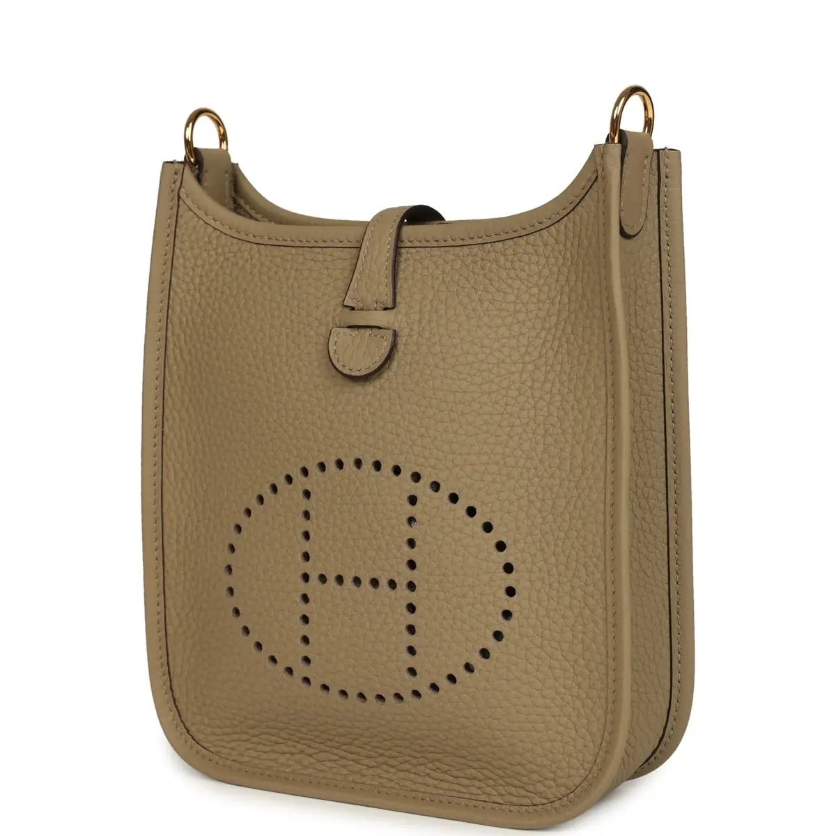 HERMÈS Hermes Evelyne TPM Beige Marfa Clemence Gold Hardware | Thumbnail 3 HERMÈS Hermes Evelyne TPM Beige Marfa Clemence Gold Hardware | Thumbnail 3