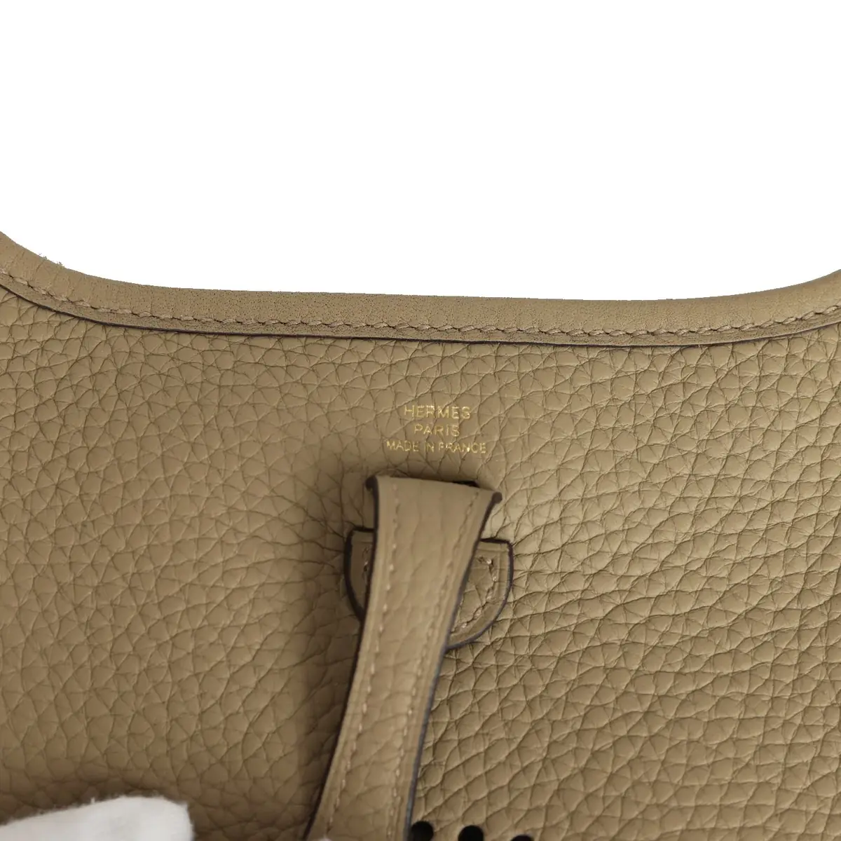 HERMÈS Hermes Evelyne TPM Beige Marfa Clemence Gold Hardware | Thumbnail 7 HERMÈS Hermes Evelyne TPM Beige Marfa Clemence Gold Hardware | Thumbnail 7