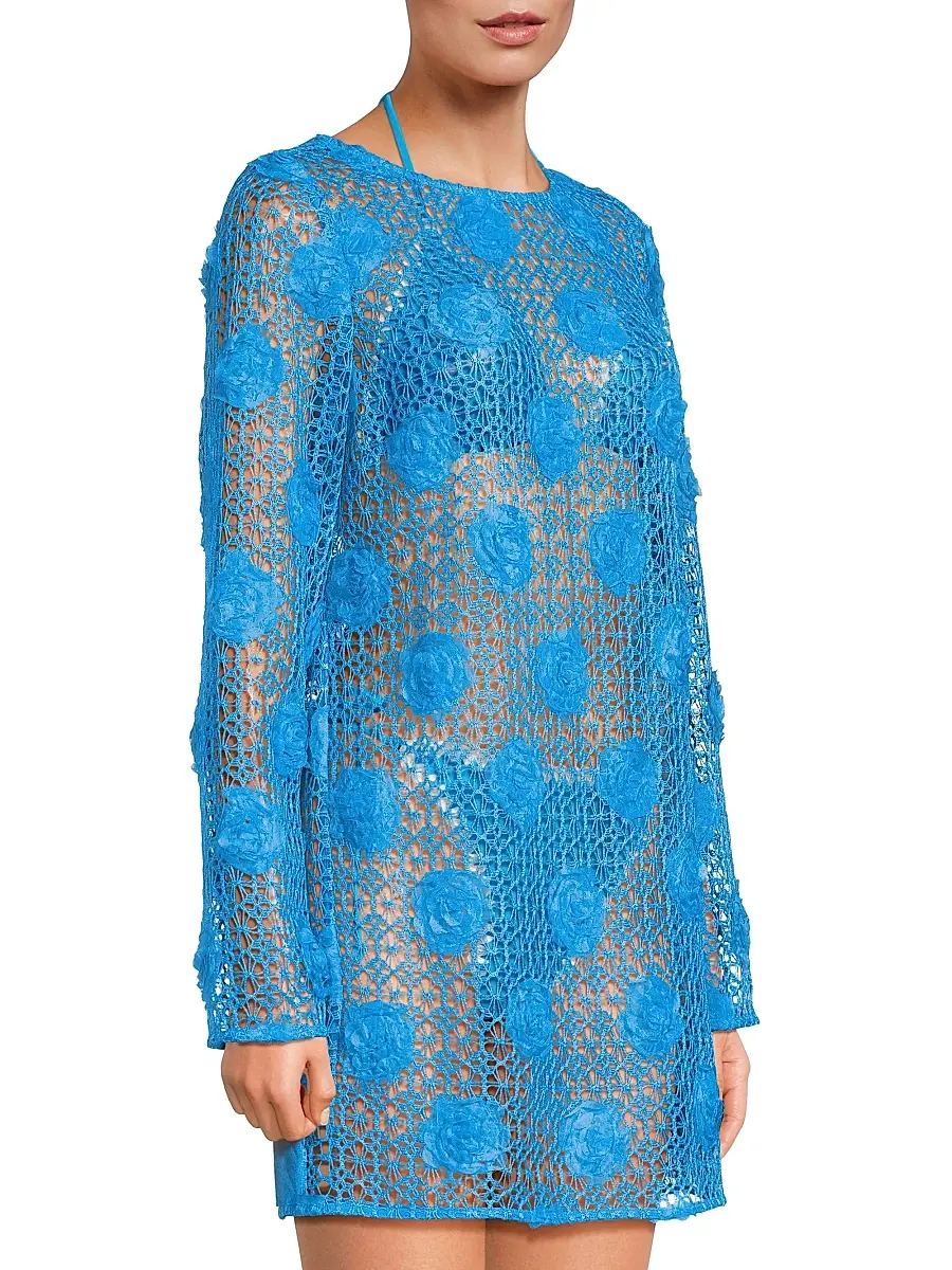 Milly Women's 3D Crochet Cover-Up | Thumbnail 4 Milly Women's 3D Crochet Cover-Up | Thumbnail 4
