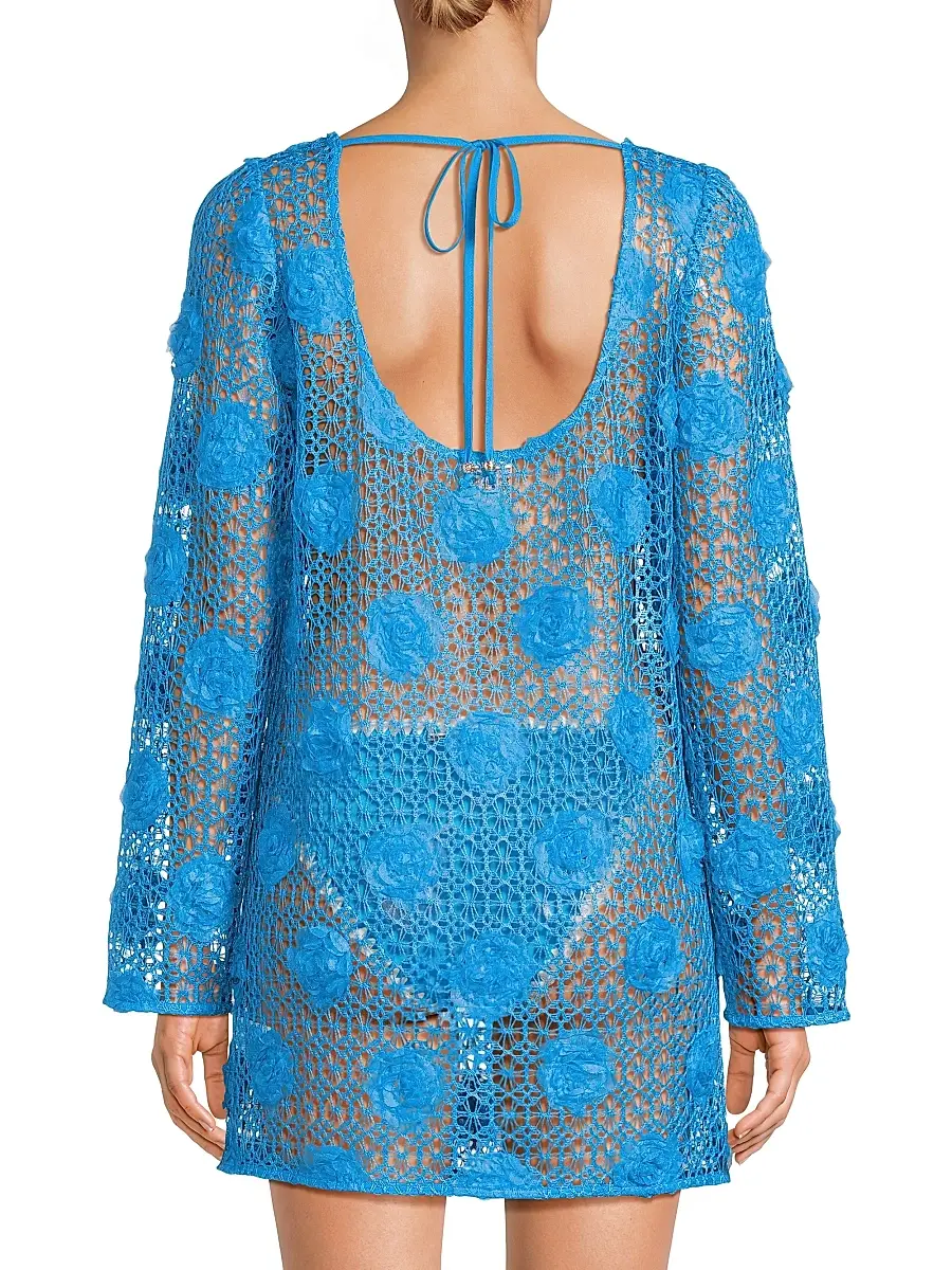 Milly Women's 3D Crochet Cover-Up | Thumbnail 5 Milly Women's 3D Crochet Cover-Up | Thumbnail 5