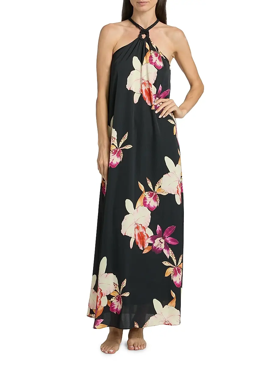 Kobi Halperin Women's Jennie Halterneck Maxi Dress | Thumbnail 3 Kobi Halperin Women's Jennie Halterneck Maxi Dress | Thumbnail 3