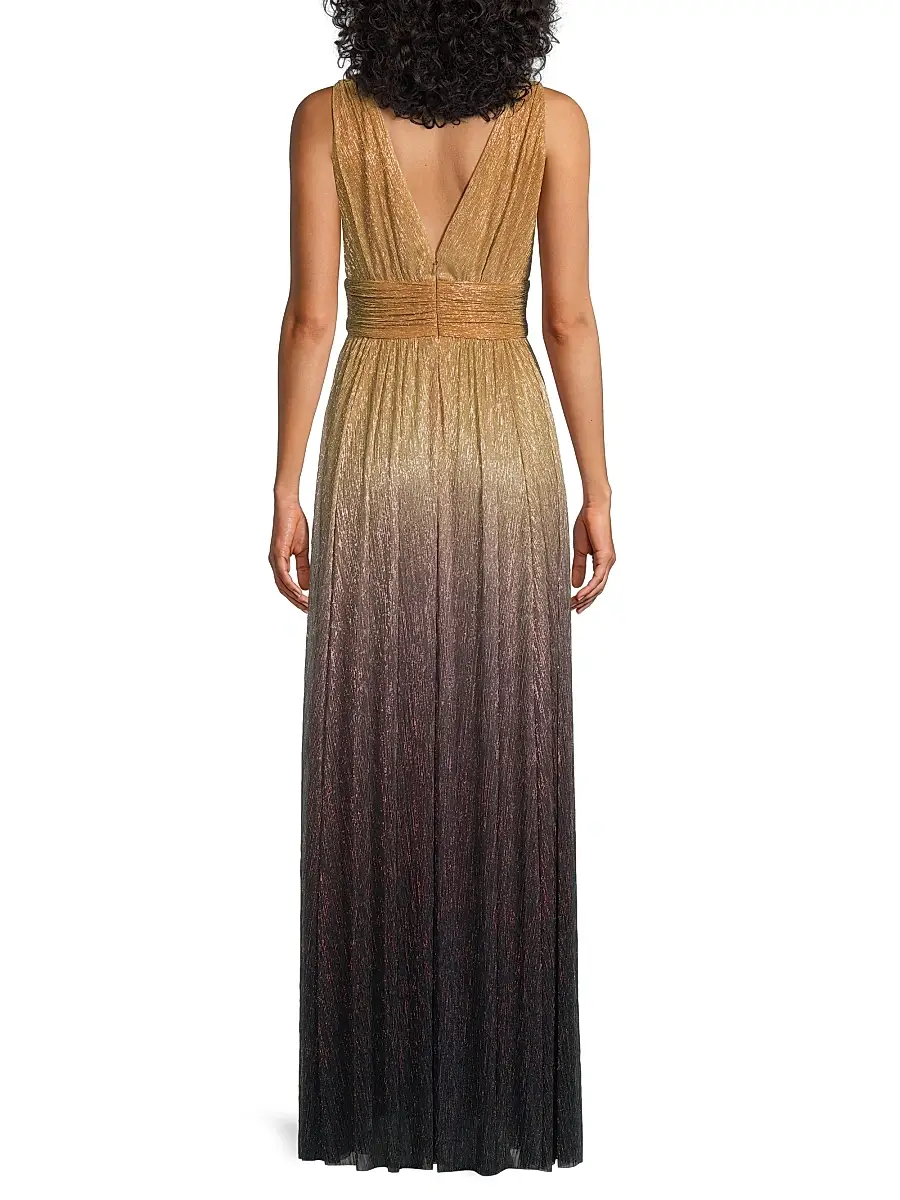 Ungaro Women's Ray Metallic Ombré Gown | Thumbnail 5