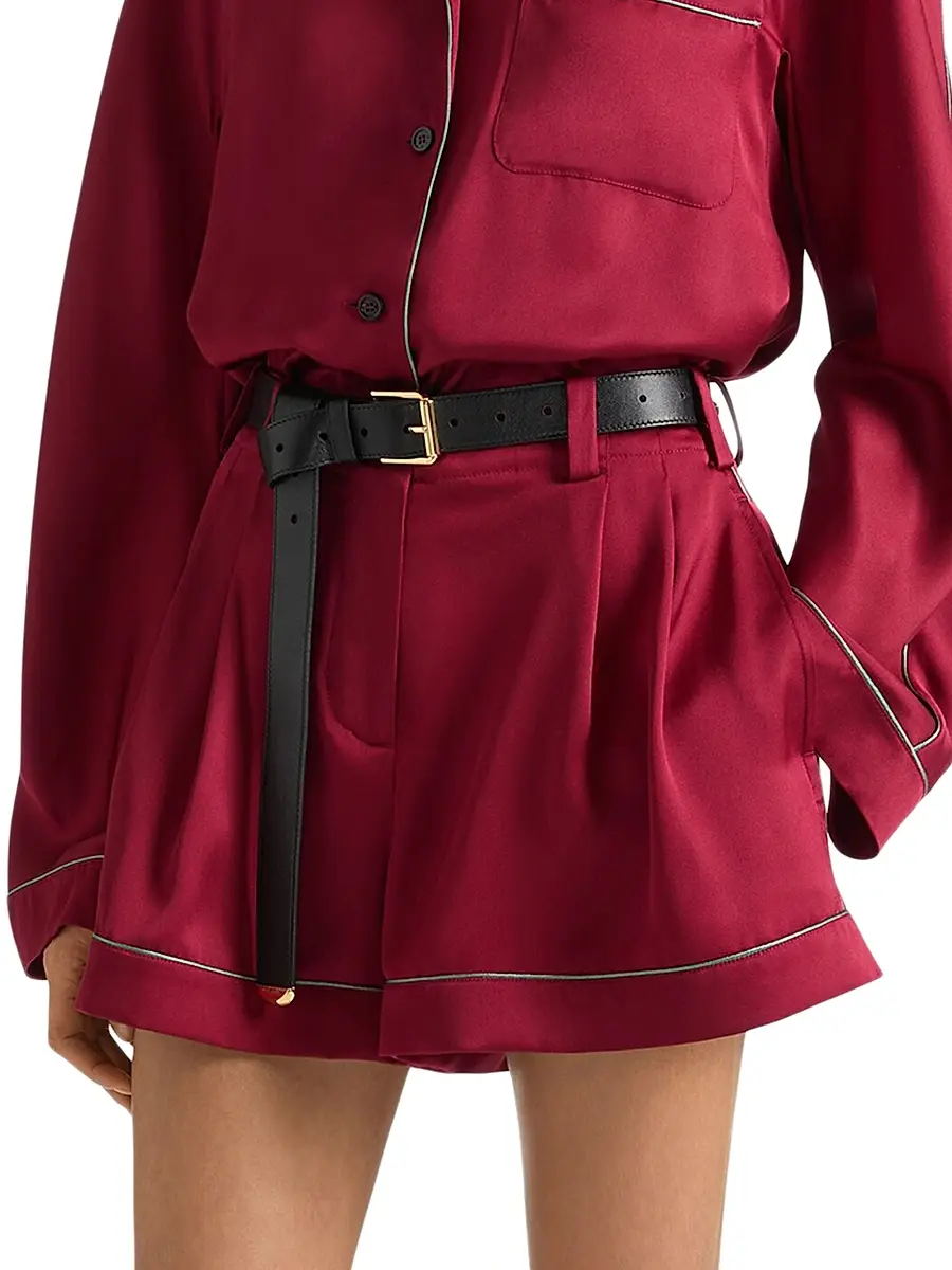 Givenchy Women's Shorts in Silk | Thumbnail 2 Givenchy Women's Shorts in Silk | Thumbnail 2