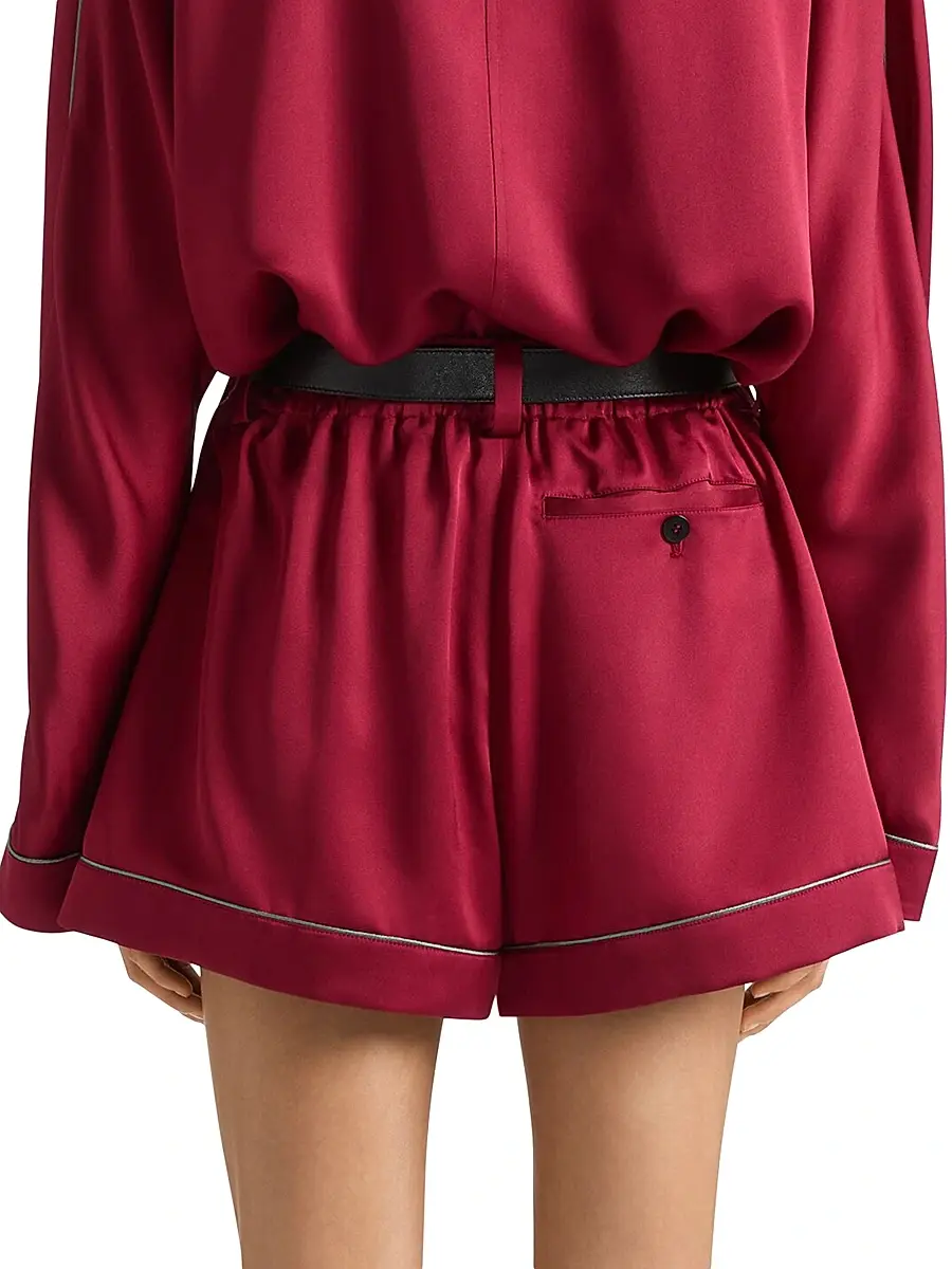 Givenchy Women's Shorts in Silk | Thumbnail 3 Givenchy Women's Shorts in Silk | Thumbnail 3