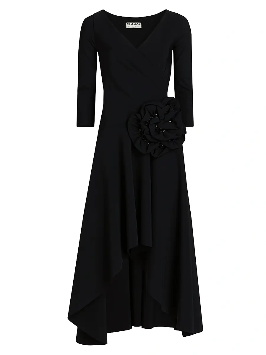 Chiara Boni La Petite Robe Women's Rahim Rosette-Embellished Midi-Dress